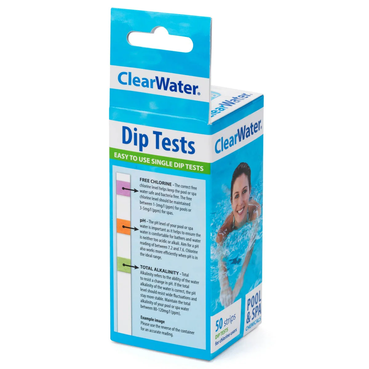 ClearWater 3-in-1 Hot Tub Test Strips x 50 - Image 9