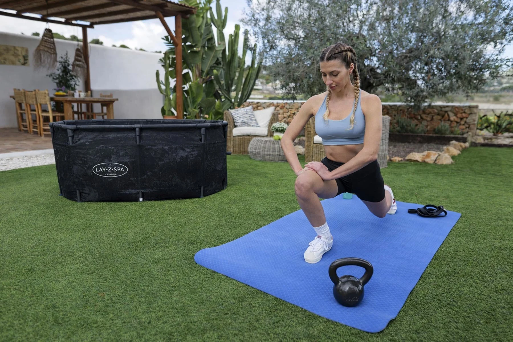 Glacial Dip™ Ice Bath Cold Plunge Recovery Tub with Pump - Image 8