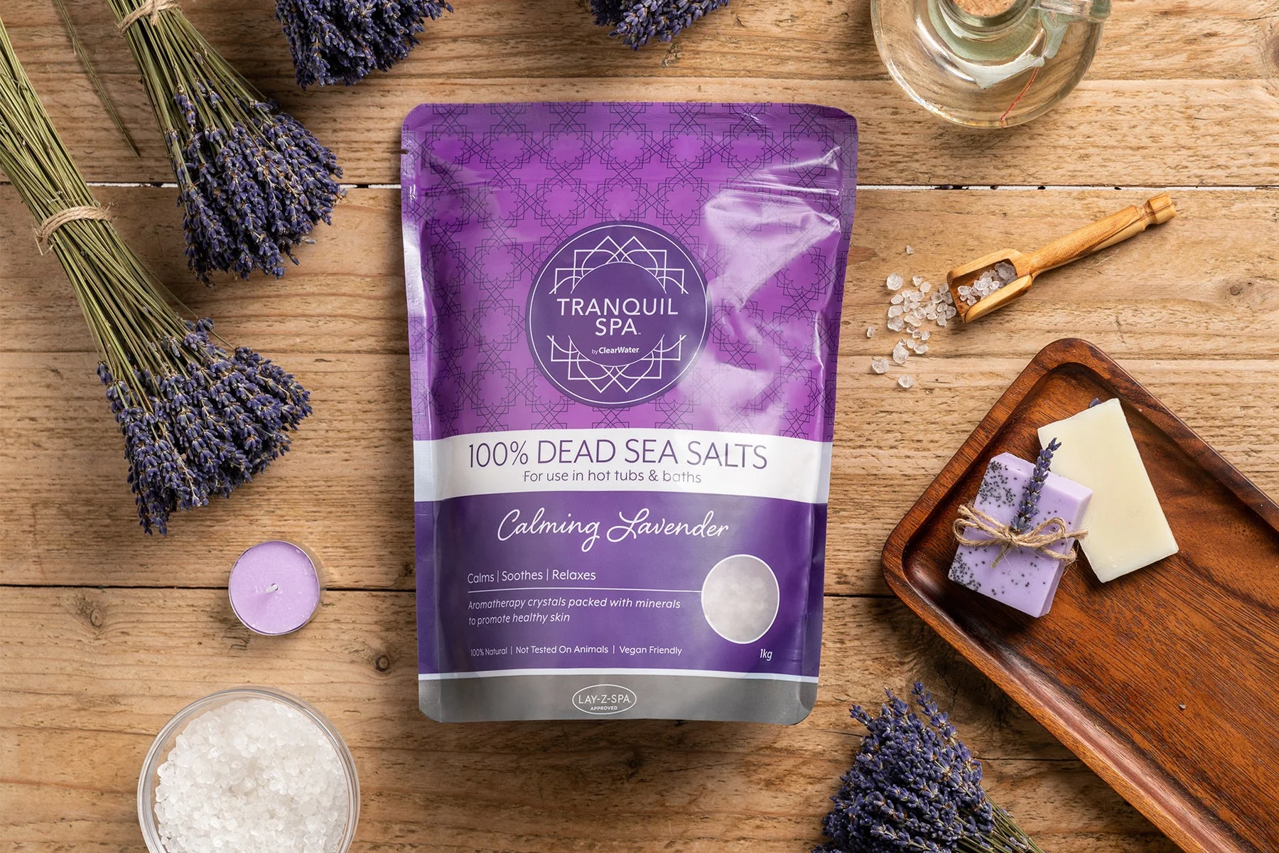 Tranquil Spa Dead Sea Salts - Lavender - Image 3