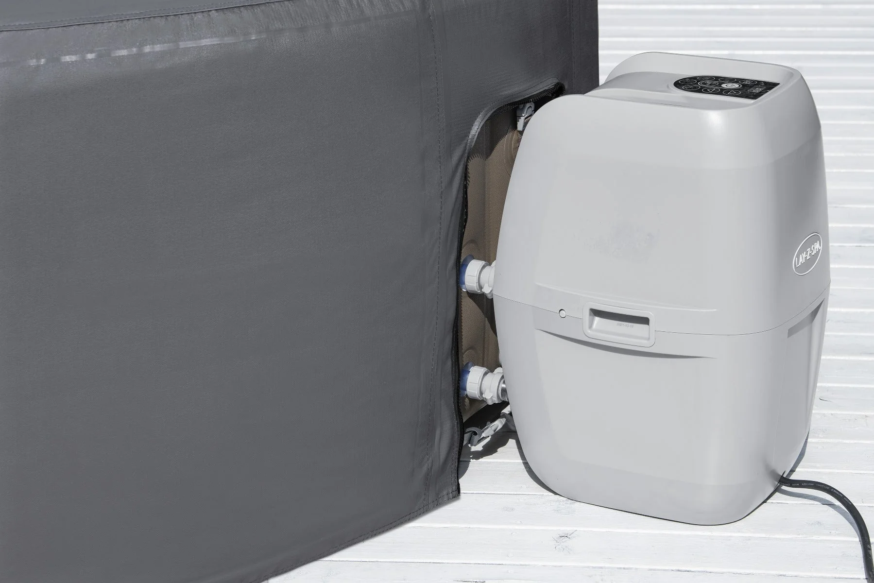 Round Thermal Hot Tub Cover - X Large 216cm x 80cm - Image 10