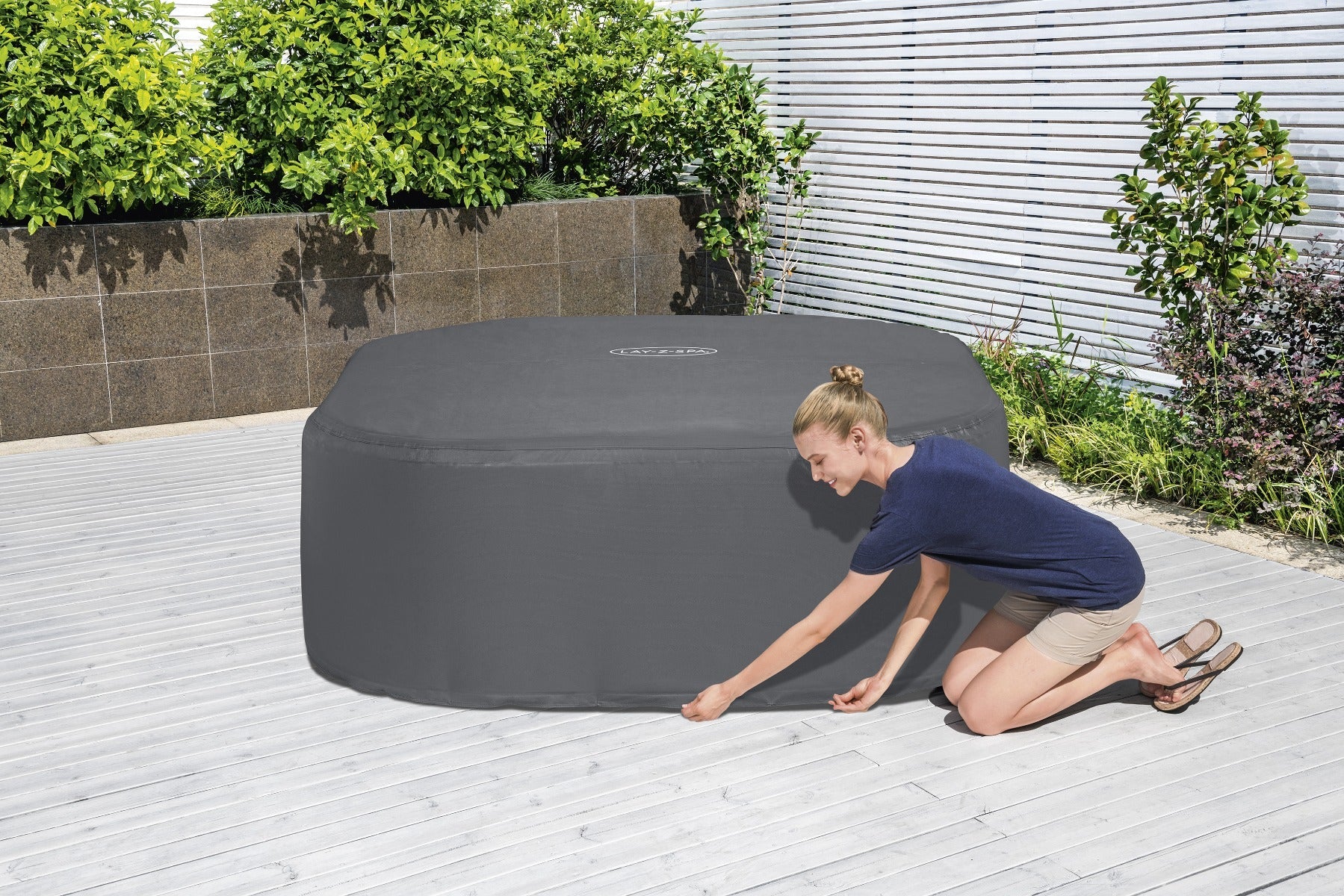 Square Thermal Hot Tub Cover - Small 180cm x 71cm - Image 12